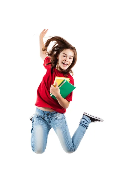 Girl jumping — Stock Photo, Image