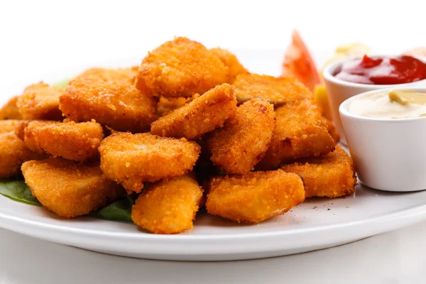 Pepite di pollo fritte — Foto Stock