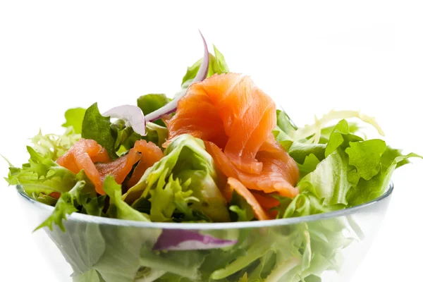 Ensalada de salmón — Foto de Stock