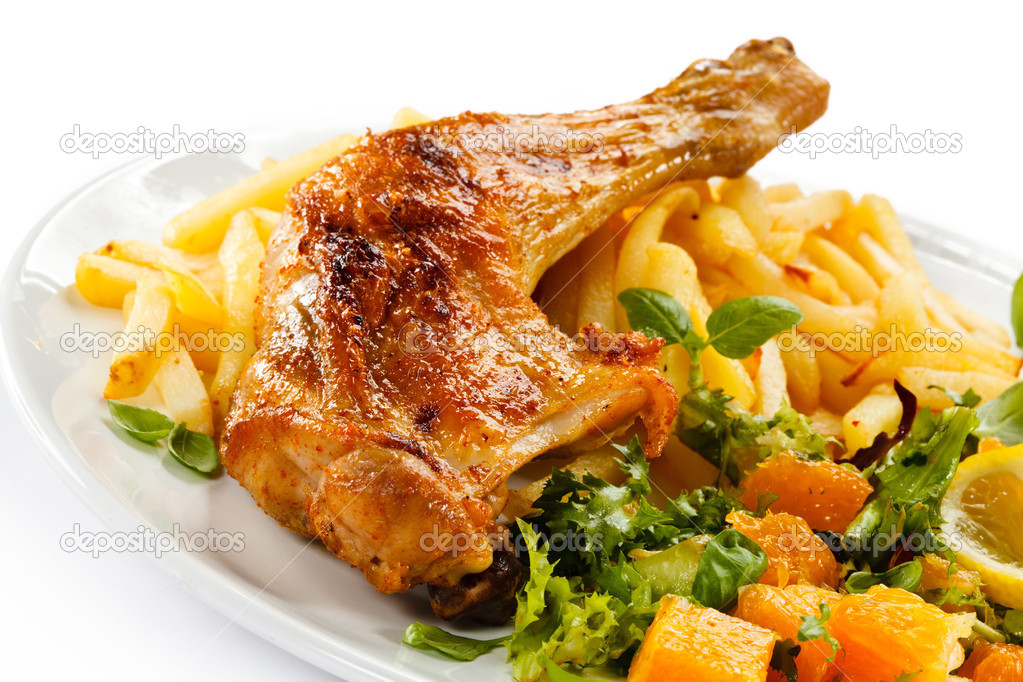 Calorias muslo de pollo ala brasa