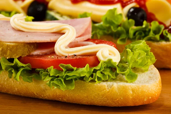 Mezzo sandwich — Foto Stock