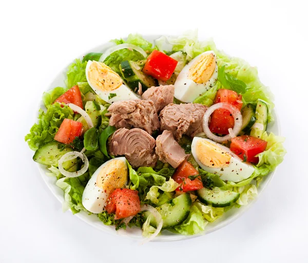 Tuna and vegetable salad — Stock Photo, Image