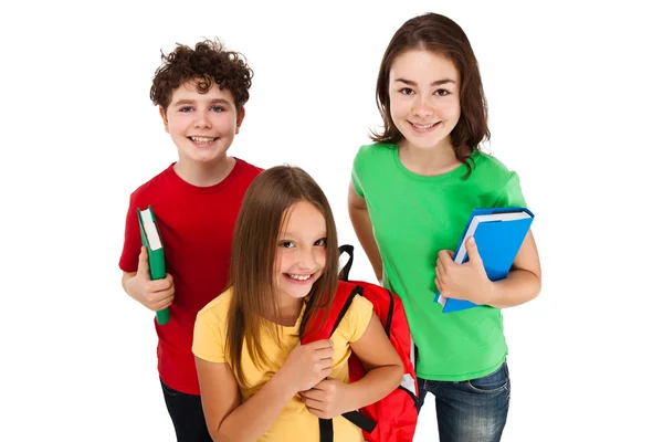 Tres estudiantes — Foto de Stock