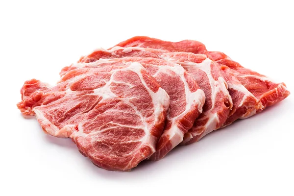 Carne di maiale cruda fresca — Foto Stock