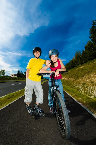 Actieve jongeren — Stockfoto