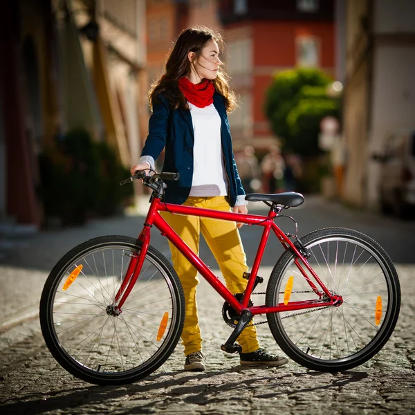 Ciclismo urbano — Foto de Stock