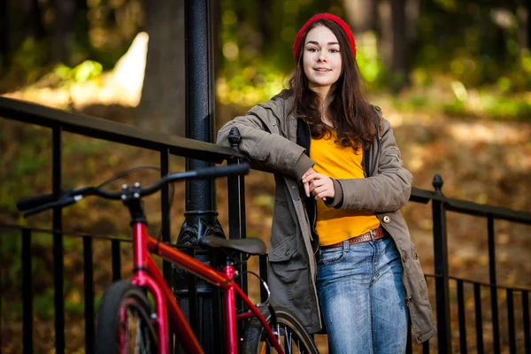 Urban cykling — Stockfoto