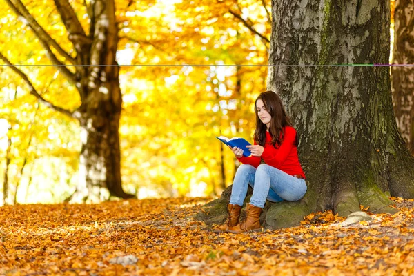 Livro de leitura do estudante — Fotografia de Stock