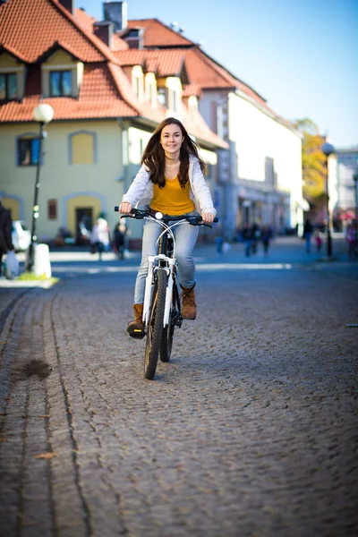 Ciclismo urbano — Foto de Stock