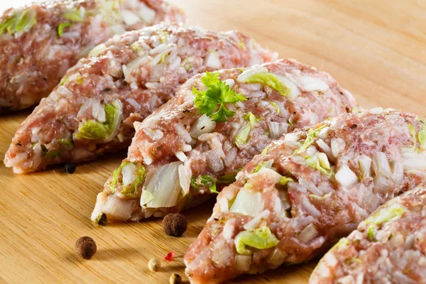 Fresh raw minced meat — Stock Photo, Image