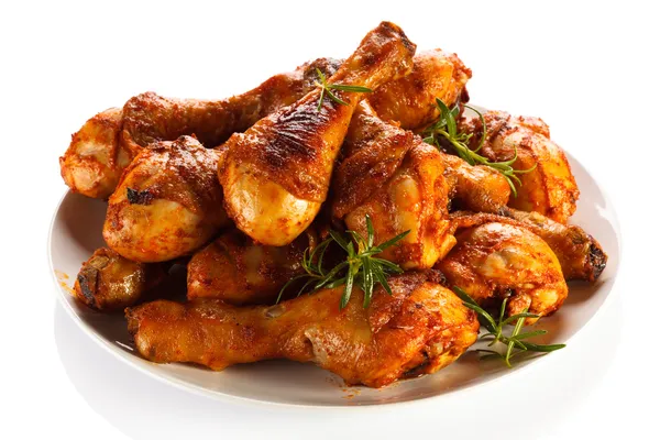 Grilled chicken drumsticks — Stock Photo, Image