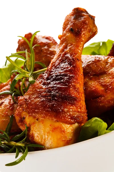 Ayam panggang paha ayam — Stok Foto