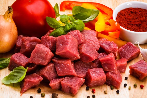 Rohes Rindfleisch — Stockfoto