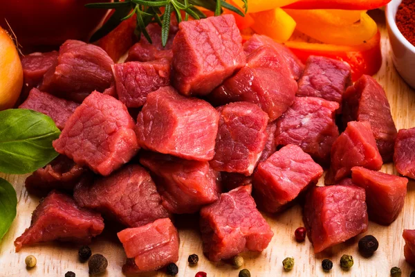 Rohes Rindfleisch — Stockfoto