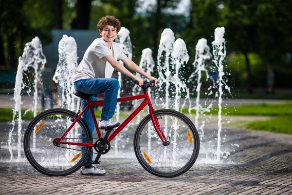 Ciclismo urbano — Foto de Stock