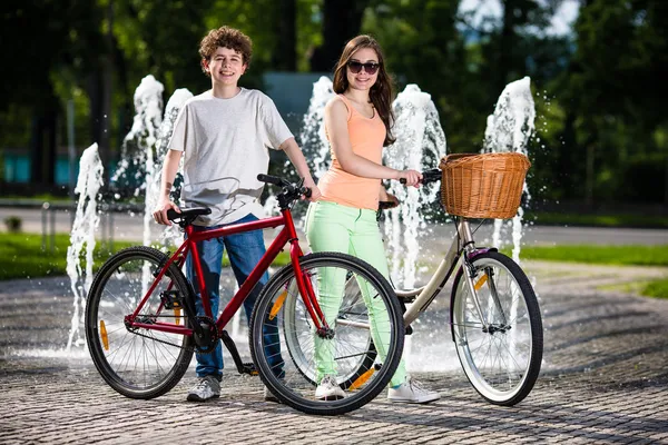 Bicicletta urbana — Foto Stock