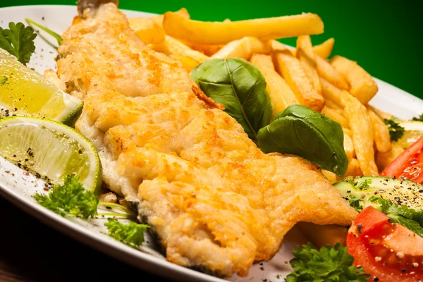 Fried fish fillet — Stock Photo, Image