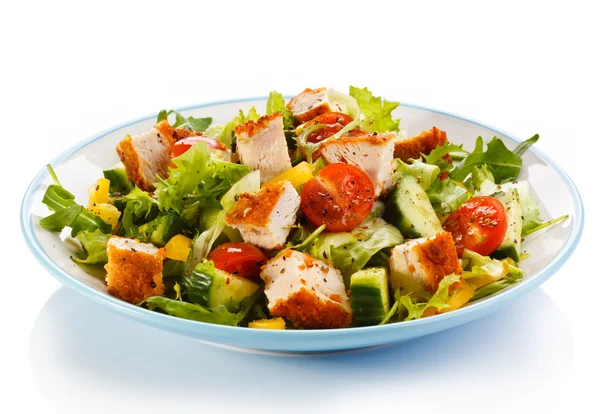 Salade met kippenvlees — Stockfoto