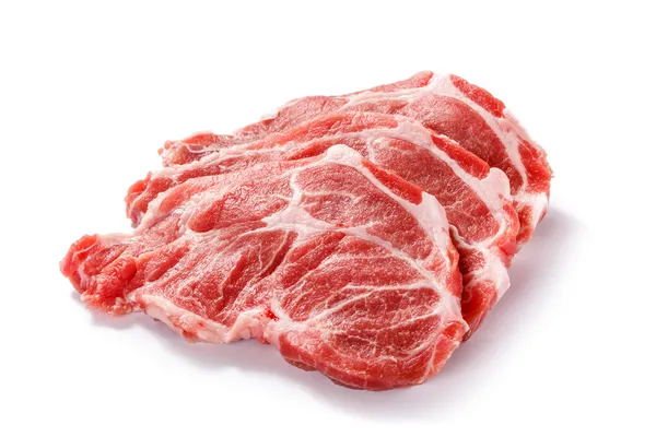 Fresh raw pork chops — Stock Photo, Image