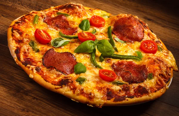 Leckere Pizza — Stockfoto