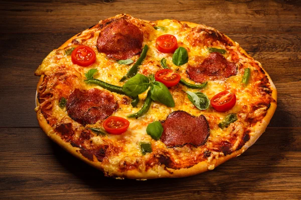 Läcker pizza — Stockfoto