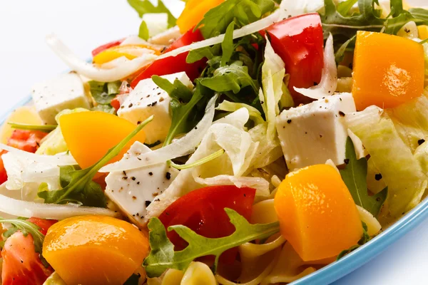 Pasta with  cheese and vegetables — Stock Photo, Image