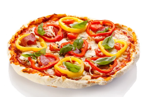 Pizza with pepper — Stock Photo, Image