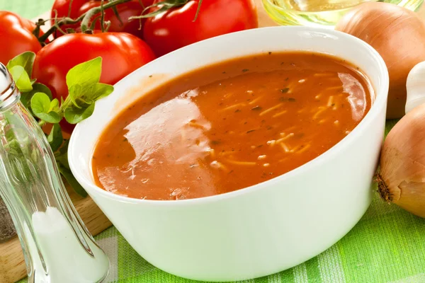 Tomato soup — Stock Photo, Image