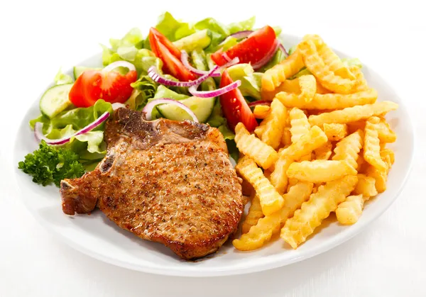 Fried pork chop — Stock Photo, Image