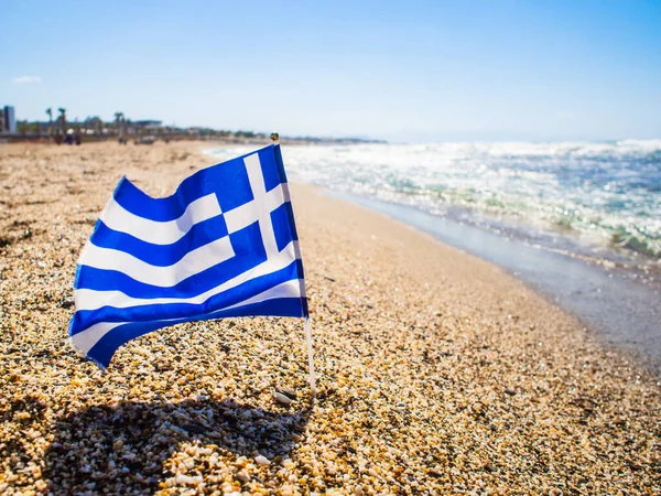 Ελλάδα Παραλία Στην Κρήτη — Φωτογραφία Αρχείου