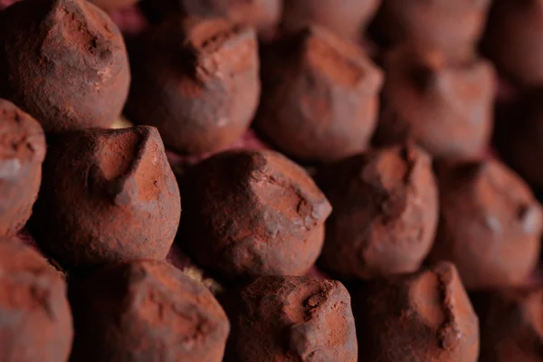 Truffles from chocolate — Stock Photo, Image