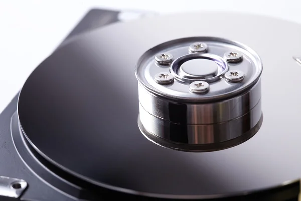 Opened hard disk drive. Close up photo — Stock Photo, Image