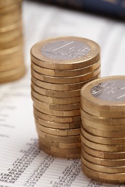 Finansal gazete kağıdı ile