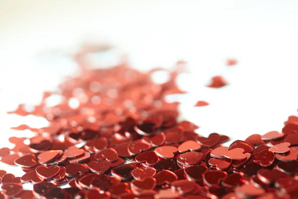 Coração confetti — Fotografia de Stock