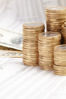 Finansal gazete kağıdı ile