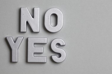 Hayır-Evet simgeleri