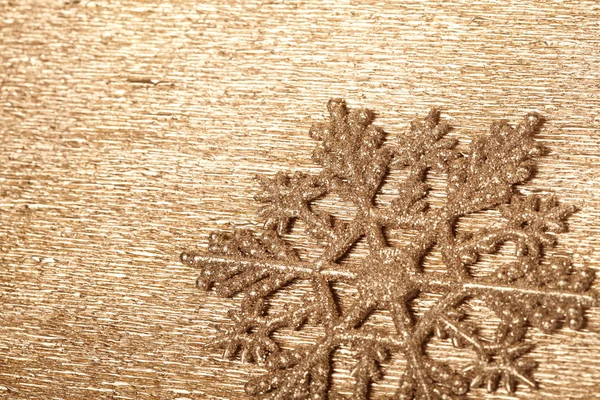 Floco de neve dourado — Fotografia de Stock