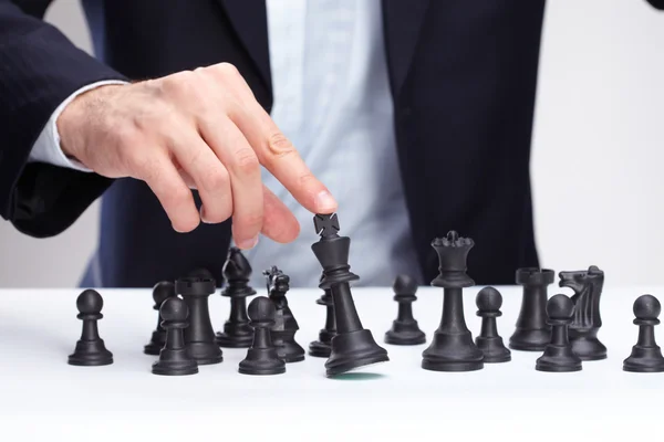 Spela schack — Stockfoto
