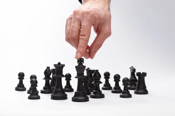 Jugar al ajedrez —  Fotos de Stock
