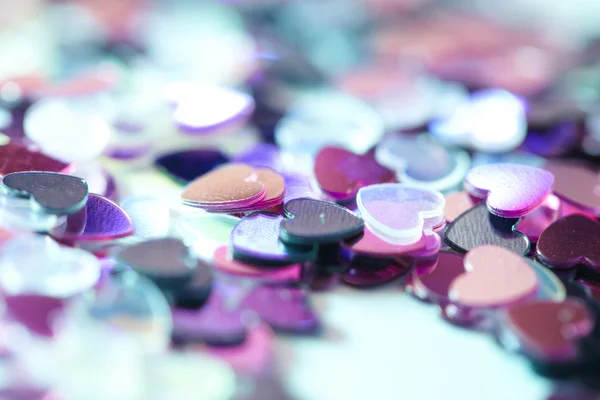 Corazones confeti — Foto de Stock