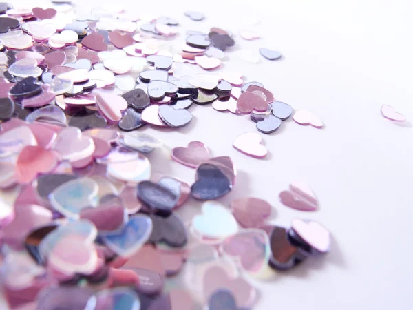 Hearts confetti — Stock Photo, Image