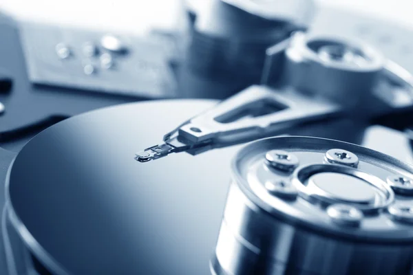 Opened hard disk drive — Stock Photo, Image