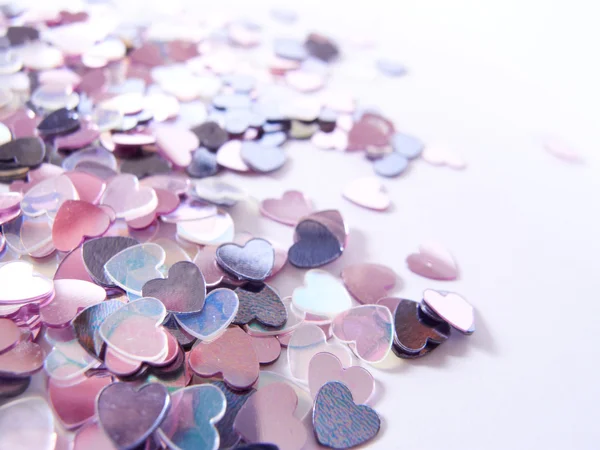 Hearts confetti — Stock Photo, Image