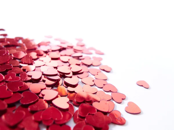 Сердца конфетти — стоковое фото