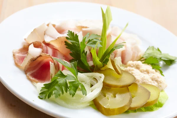 Meat appetizer — Stock Photo, Image