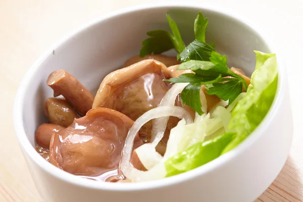 Marinated mushrooms — Stock Photo, Image