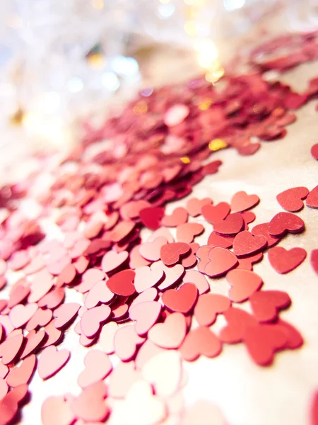 Hearts confetti — Stock Photo, Image