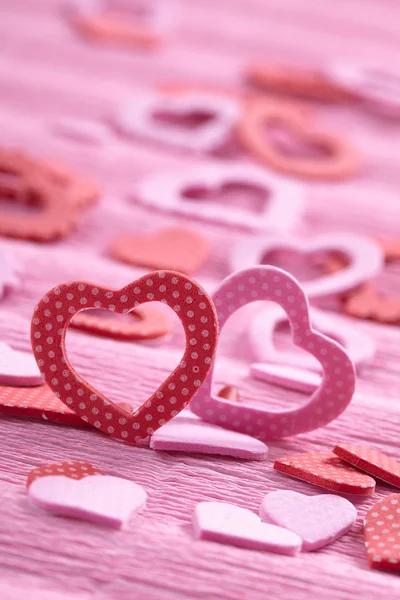 Serca na Walentynki — Zdjęcie stockowe