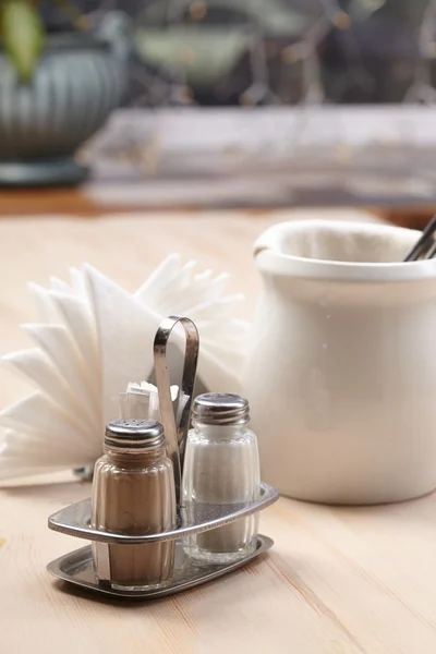 Salt and Pepper Shakers — Stock Photo, Image