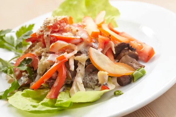 Insalata con carne — Foto Stock